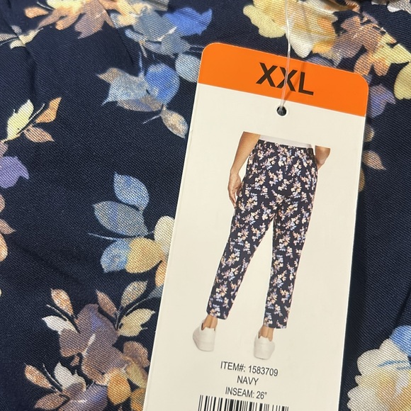 Jessica Simpson floral soft pants size XXL NWT - Picture 3 of 3